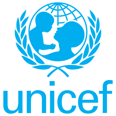 UNICEF logo representing global efforts in child rights, education, and well-being.